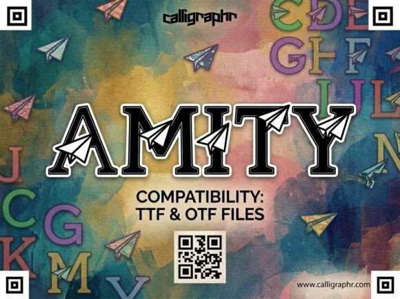 Amity: A Display Typeface for Bold Branding
