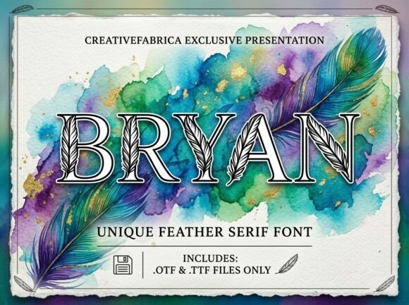 Bryan Font: A Bold Display Typeface for Unforgettable Branding