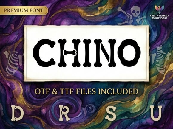 Chino: A Typeface That Brings Skeletons Out of the Closet