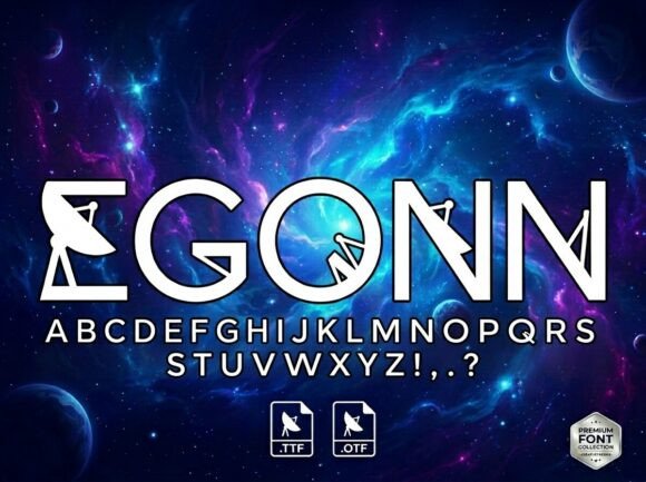 Egonn: The All-Caps Display Font for Unforgettable Branding