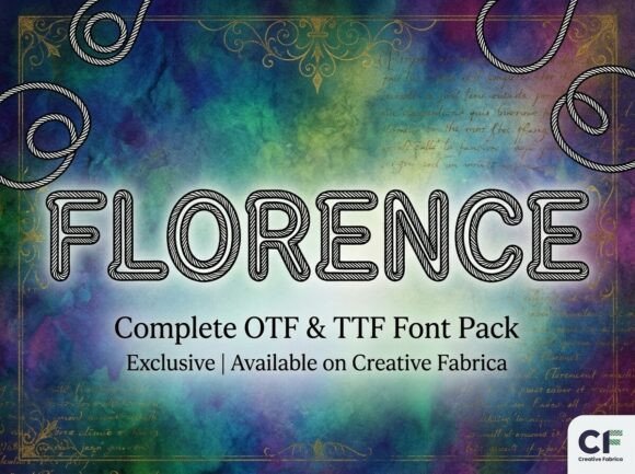 Florence: The Nautical Display Font That Ties Your Brand Together