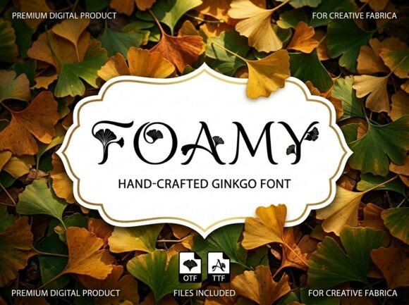 Foamy: The Decorative Display Font for Bold Creators