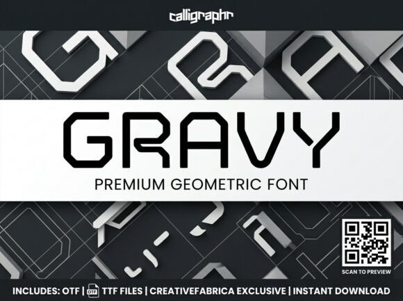 Gravy: The All-Caps Typeface for Unforgettable Branding