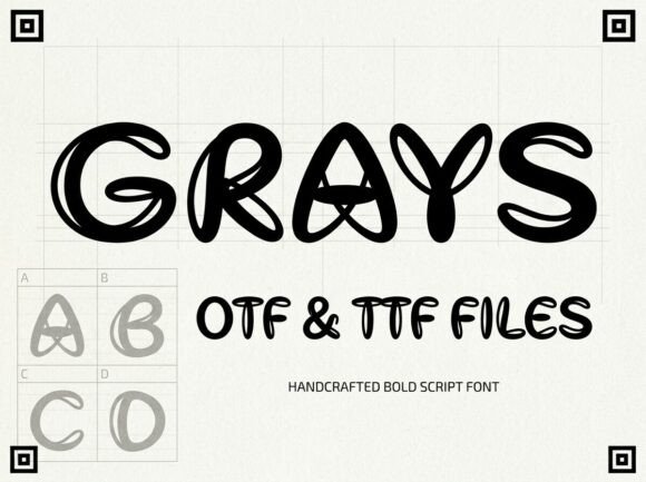 Grays: The Bold Display Font for Modern Branding