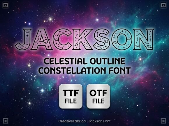 Jackson: A Typeface Where Typography Meets the Stars