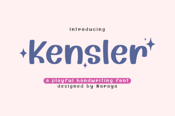 Kensler: The Handwritten Display Font That Breathes Life Into Your Designs