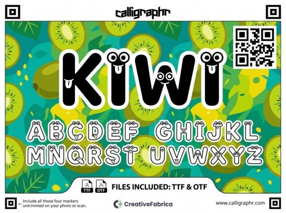 Kiwi: The Animated Font That Brings a Zesty Soul to Your Designs