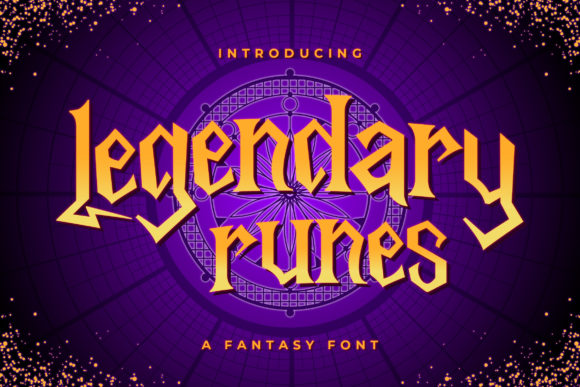 Legendary Runes: A Fantasy Display Font for Whimsical Projects