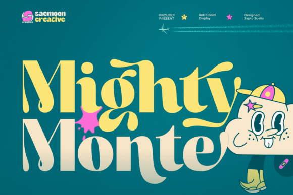 Mighty Monte: A Playful Font with Retro Soul for Bold Designs
