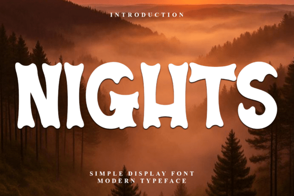 Nights: A Mystical Typeface for Wild and Weathered Branding