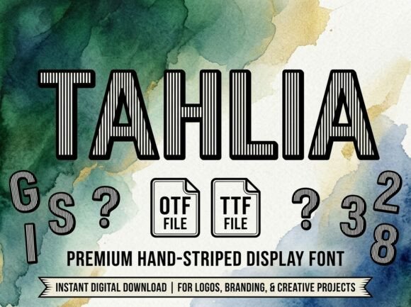 Tahlia: The Decorative Font That Commands Attention